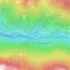Francoz topographic map, elevation, terrain
