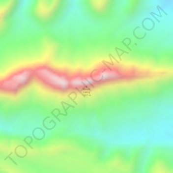 Mount Liebig topographic map, elevation, terrain
