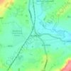 Woofferton topographic map, elevation, terrain