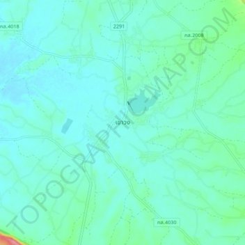 Khao Wong topographic map, elevation, terrain