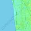 Purus topographic map, elevation, terrain