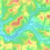 Stanley topographic map, elevation, terrain