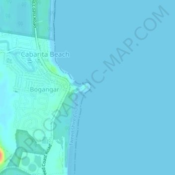 Norries Headland topographic map, elevation, terrain