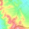 La Gasca topographic map, elevation, terrain