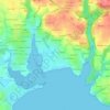 Lotissement Le Clos de Kersioual topographic map, elevation, terrain
