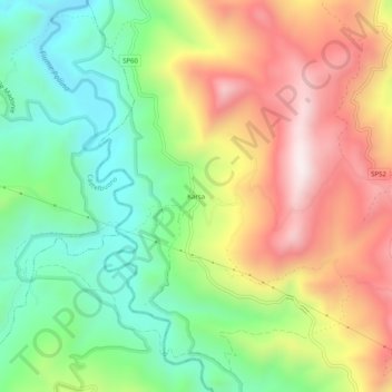 Karsa topographic map, elevation, terrain