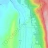 Boston Corner topographic map, elevation, terrain