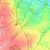 Genly topographic map, elevation, terrain
