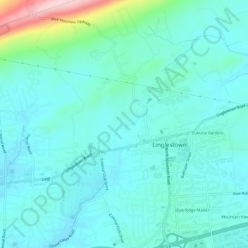 Lawrence Park topographic map, elevation, terrain