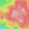 Porcupine Ridge topographic map, elevation, terrain