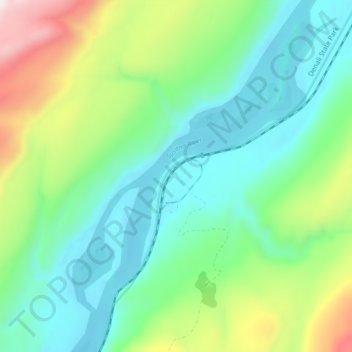Curry topographic map, elevation, terrain