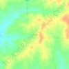 Huntingdale topographic map, elevation, terrain