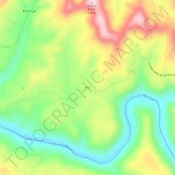 Nile topographic map, elevation, terrain
