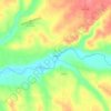 Linden topographic map, elevation, terrain