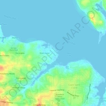 Weatherly topographic map, elevation, terrain