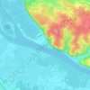 Esconac topographic map, elevation, terrain