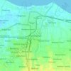 Kademangan topographic map, elevation, terrain