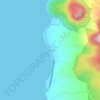 Bonbon topographic map, elevation, terrain