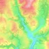 La Hire topographic map, elevation, terrain