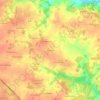 La Coulée topographic map, elevation, terrain
