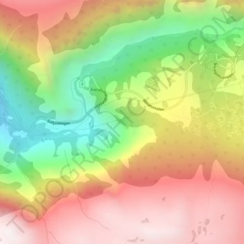 Måbøberget topographic map, elevation, terrain