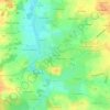 La Blinière topographic map, elevation, terrain