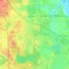 Bushs Corners topographic map, elevation, terrain