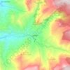 Jardín topographic map, elevation, terrain