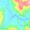 Tawas topographic map, elevation, terrain