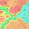 Savigny-sur-Orge topographic map, elevation, terrain