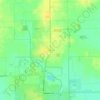 Hillcrest topographic map, elevation, terrain