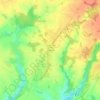 La Rosière topographic map, elevation, terrain