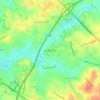 Coulwood Hills topographic map, elevation, terrain