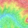 Palo negro topographic map, elevation, terrain