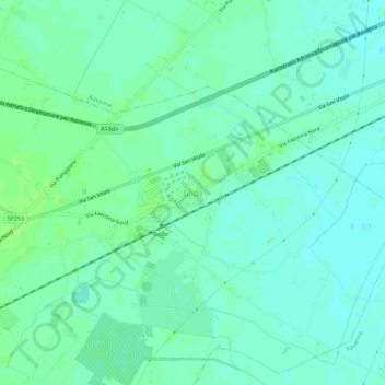 Godo topographic map, elevation, terrain