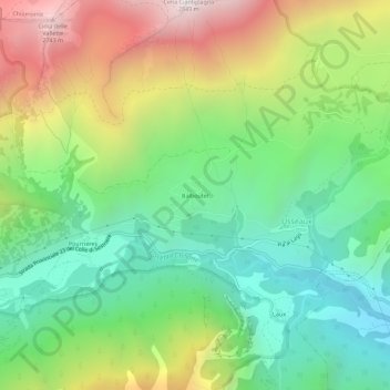 Balboutet topographic map, elevation, terrain