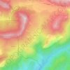 L'Estachon topographic map, elevation, terrain