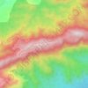 Cherat topographic map, elevation, terrain