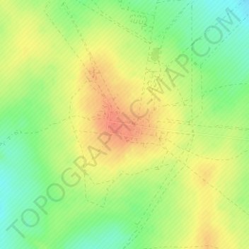Maralinga Village topographic map, elevation, terrain