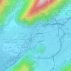 Hübeli topographic map, elevation, terrain