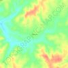 Redbone topographic map, elevation, terrain