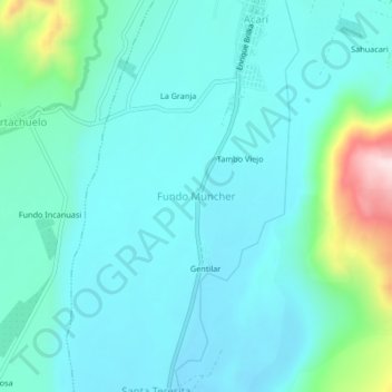 Fundo Muncher topographic map, elevation, terrain