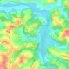 Morro do Major topographic map, elevation, terrain