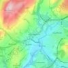 Hollingworth topographic map, elevation, terrain