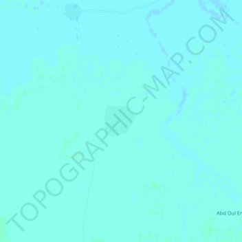 Omo topographic map, elevation, terrain