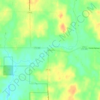 Wilson topographic map, elevation, terrain