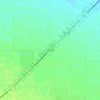Westside topographic map, elevation, terrain
