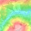 Hamsterley topographic map, elevation, terrain