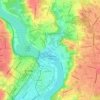 South Hadley Falls topographic map, elevation, terrain