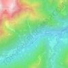 Pianezza topographic map, elevation, terrain